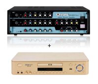 Combo Amply Arirang SPA-306XG Digital + Đầu karaoke Arirang AR-36 (kèm 2 micro)