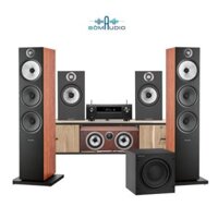 Combo Amply DENON AVC X4800H + Loa Cột B&W 603 S2 + Loa Center B&W HTM72 S2 + Loa Surround B&W 607 S2 + Loa SUB B&W ASW610 – B81