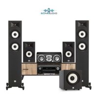 Combo Amply DENON AVR X3800H + Front JBL STAGE A170 + Loa Center JBL STAGE A135C + Surround JBL STAGE A130 + Sub JBL STAGE A100P – B65