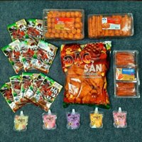 Combo ăn vặt 4 món bánh Pò kèm 10 hổ kaka và 5 sữa chua trái cây