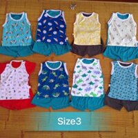 Combo áo ba lỗ bé trai