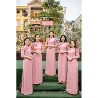 Combo áo dài bưng quả (set 6 bộ gôn 6 áo + 6 quần + 6 mấn)