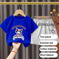 Combo Áo thun và quần short Cotton dễ thương dành cho trẻ em JOYNCLEON cho mùa hè