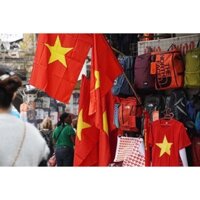 Combo áo,cờ ,băng rôn việt nam