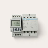 Combo ATS 63A Bộ chuyển nguồn điện tự động không gây mấy điện gồm Timer tháng NKG5 +khởi động từ 2NO/2NC 63A CHINT