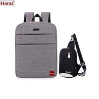 COMBO Ba Lô LapTop Cylinder HARAS HR099VN+ Túi Đeo Chéo HOT HR173VN