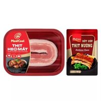 Combo Ba rọi heo Meatcool 400g & Xốt ướp thịt nướng Cholimex 70g