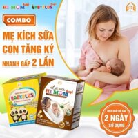 COMBO BABYPLUS VÀ HIMOM [QUÀ TẶNG] COMBO 2 HỘP LỢI SỮA HI MOM VÀ SIRO ĂN NGON BABY PLUS CHO MẸ SAU SINH