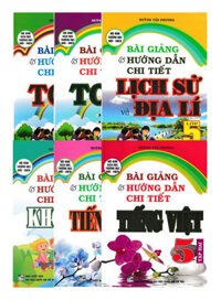 Combo Bài Giảng Và Hướng Dẫn Chi Tiết Các Môn Học Lớp 5 - Mô Hình Trường Học Mới VNEN (6 Cuốn)