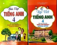 Combo Bài Tập Tiếng Anh 4 Tập Viết Tiếng Anh 4 Biên Soạn Theo Bộ Sách Family And Friends 4 National Edition - HA