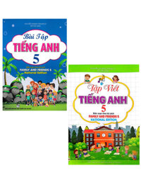 Combo Bài Tập Tiếng Anh + Tập Viết Tiếng Anh Lớp 5 (Bộ Sách Family And Friends 5 National Edition) (Bộ 2 Cuốn)