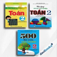 Combo Bài Tập Trắc Nghiệm Toán 2 + 500 Bài Toán Trắc Nghiệm Lớp 2 (Biên Soạn Theo Chương Trình Mới, Bộ 3 Cuốn)