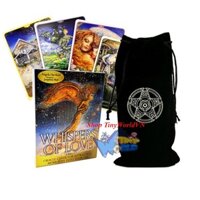 Combo Bài Whispers of Love Oracle Cards O1 và Túi Nhung Đựng Tarot