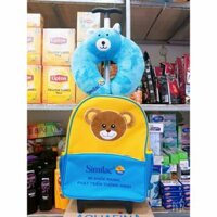 Combo balo kéo, gối kê cổ Gấu Similac