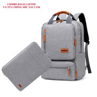 Combo Balo Laptop Chống Va Đập Và Túi Chống Sốc Bảo Vệ Máy Tính HARAS HR262TC004