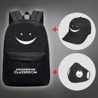 Combo Balo Mũ Khẩu Trang Anime Lớp Học Ám Sát chất loại 1