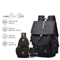 Combo Balo Unisex Dây Rút Và Túi Đeo Hàn Quốc - MB181DC108