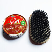 Combo Bàn Chải Đánh Giày  Xi Kiwi, Aromax, Starwax Nhập Khẩu Thái Lan, Hàn Quốc, Malaysia - Bàn Chải  Xi Kiwi NÂU