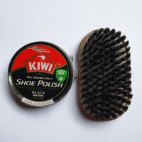 Combo Bàn Chải Đánh Giày  Xi Kiwi, Aromax, Starwax Nhập Khẩu Thái Lan, Hàn Quốc, Malaysia - Bàn Chải  Xi Kiwi ĐEN