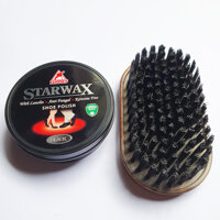 Combo Bàn Chải Đánh Giày  Xi Kiwi, Aromax, Starwax Nhập Khẩu Thái Lan, Hàn Quốc, Malaysia - Bàn Chải  Xi Starwax ĐEN