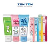 Combo Bàn chải & Kem đánh răng Ít Fluor Zeniton-Dr.Zenni KIDS/GGOMA Hàn Quốc