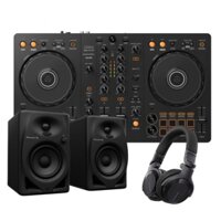 Combo bàn DJ Pioneer DDJ-FLX 4 + loa DM-40D + tai nghe HDJ-Cue1