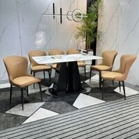 Combo bàn ghế ăn đá vi tinh thể