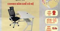 Combo bàn ghế gaming có kệ