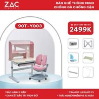 Combo Bàn Ghế ZAC Kids MLK90 Và Y003 Pink