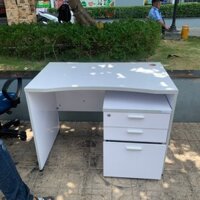 Combo bàn làm việc 1m x 60cm kèm tủ cabin thanh lý