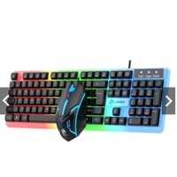 Combo Bàn phím chuột Giả Cơ Limeide GTX 350/ GTX 300- LED RGB- Hàng Chính Hãng
