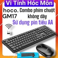 Combo bàn phím chuột không dây hoco GM17 2.4G wireless keyboard mouse set phím chuột ko dây