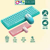Combo bàn phím chuột không dây cao cấp AULA AC210 pin rời thiết kế trong suốt chuyên dùng văn phòng