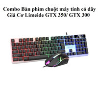 Combo Bàn Phím Chuột Máy Tính Có Dây Giả Cơ Limeide GTX 350/ GTX 300 (HTP)