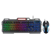 Combo Bàn Phím Chuột Máy Vi Tính Chuyên Game T-Wolf TF600 USB Led