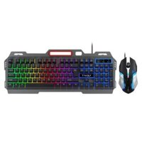 Combo Bàn Phím Chuột Máy Vi Tính Chuyên Game T-Wolf TF600 USB Led