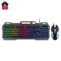 Combo Bàn Phím Chuột Máy Vi Tính Chuyên Game T-Wolf TF600 USB Led