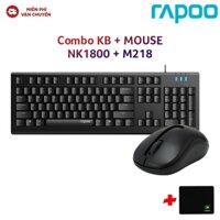 Combo Bàn Phím + Chuột Rapoo Nk1800 + M218 - Hàng chính hãng new 100%