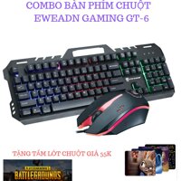 Combo Bàn Phím Kèm Chuột Máy Tính EWEDEN GT6 chuyên game ban phim va chuot keyboard