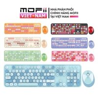 Combo Bàn Phím Và Chuột Không Dây MoFii CANDY MIX - Dùng cho PC, Laptop, Tivi, Điện thoại, TẶNG CỌ, TẶNG STICKER