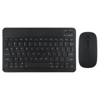 Combo bàn phím và chuột bluetooth không dây sạc type C mini 10 inch cho điện thoại Android Tablets và máy tính tivi