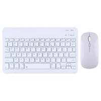 Combo bàn phím và chuột bluetooth không dây sạc type C mini 10 inch cho điện thoại Android Tablets và máy tính tv