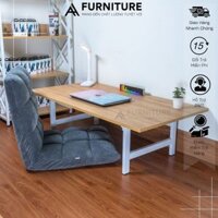 Combo Bàn Và Ghế Ngồi Bệt Gấp Gọn Lắp Sẵn , Bàn Laptop Gỗ Ngồi Làm Việc Và Ghế Tatami | Nội Thất Anh Hoàng
