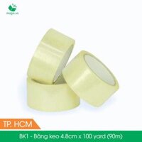 Combo Băng keo đóng hàng - Băng dính NIÊM PHONG - Đục,1 Cuộn
