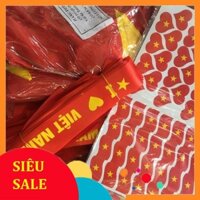Combo băng rôn cổ vũ + sticker dán mặt HBB
