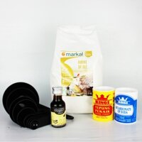 Combo bánh bột mì nguyên cám hữu cơ Markal - Pháp