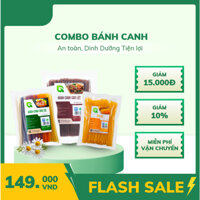 Combo Bánh Canh Bún Rau củ, Bún gạo lứt  tặng bún Ngô