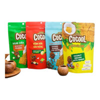 Combo bánh dừa nướng 4 vị: Xoài, sầu riêng, cà và truyền thống