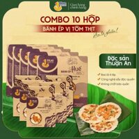 Combo Bánh ép Huế 10 hộp vị tôm thịt (5 lớn+5 nhỏ)
