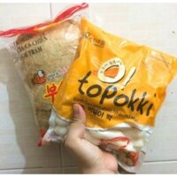 Combo bánh gạo Topokki nhân phô mai kèm chả cá Hàn Quốc
